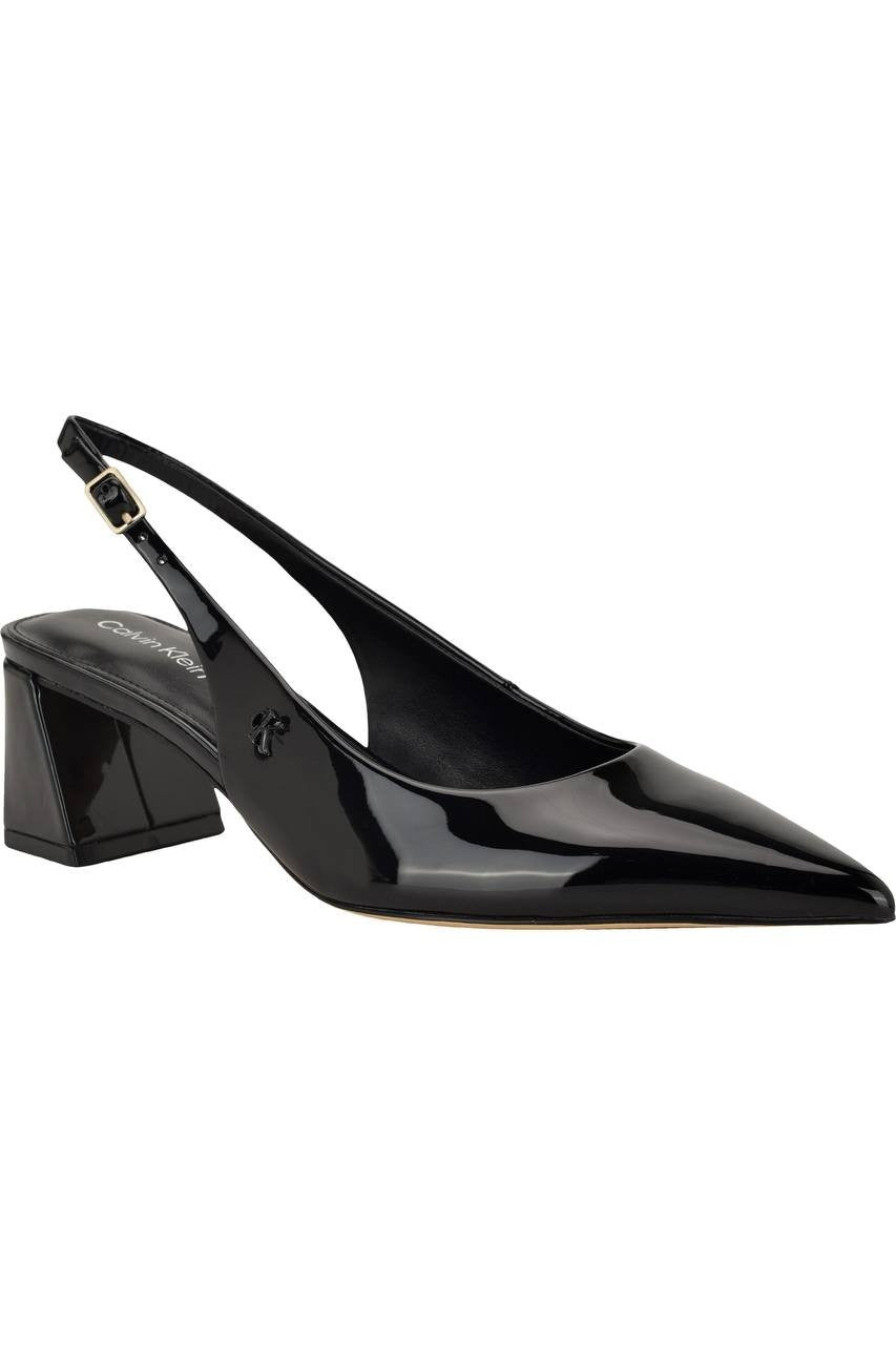 Calvin  Klein  Pointed  Toe  Pumps  Black  7.5M  New  $109