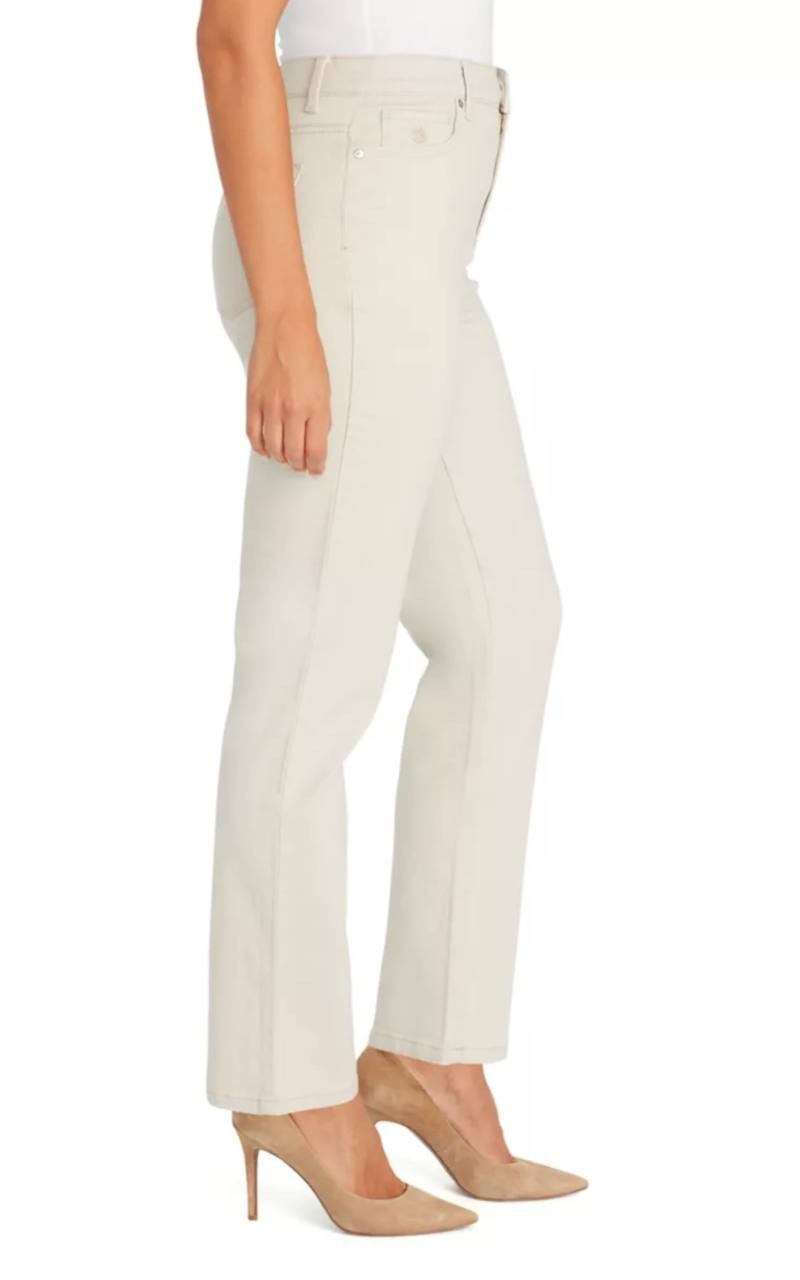 Gloria Vanderbilt Amanda Straight Jeans Stonewood 12 NWT $52