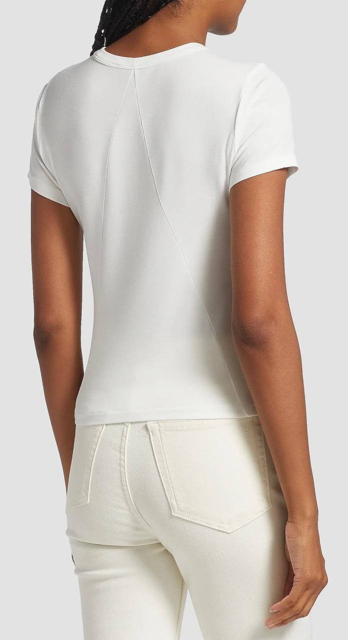 rag & bone Women’s ICONS Luca Baby T‑Shirt White XXS NWT $178