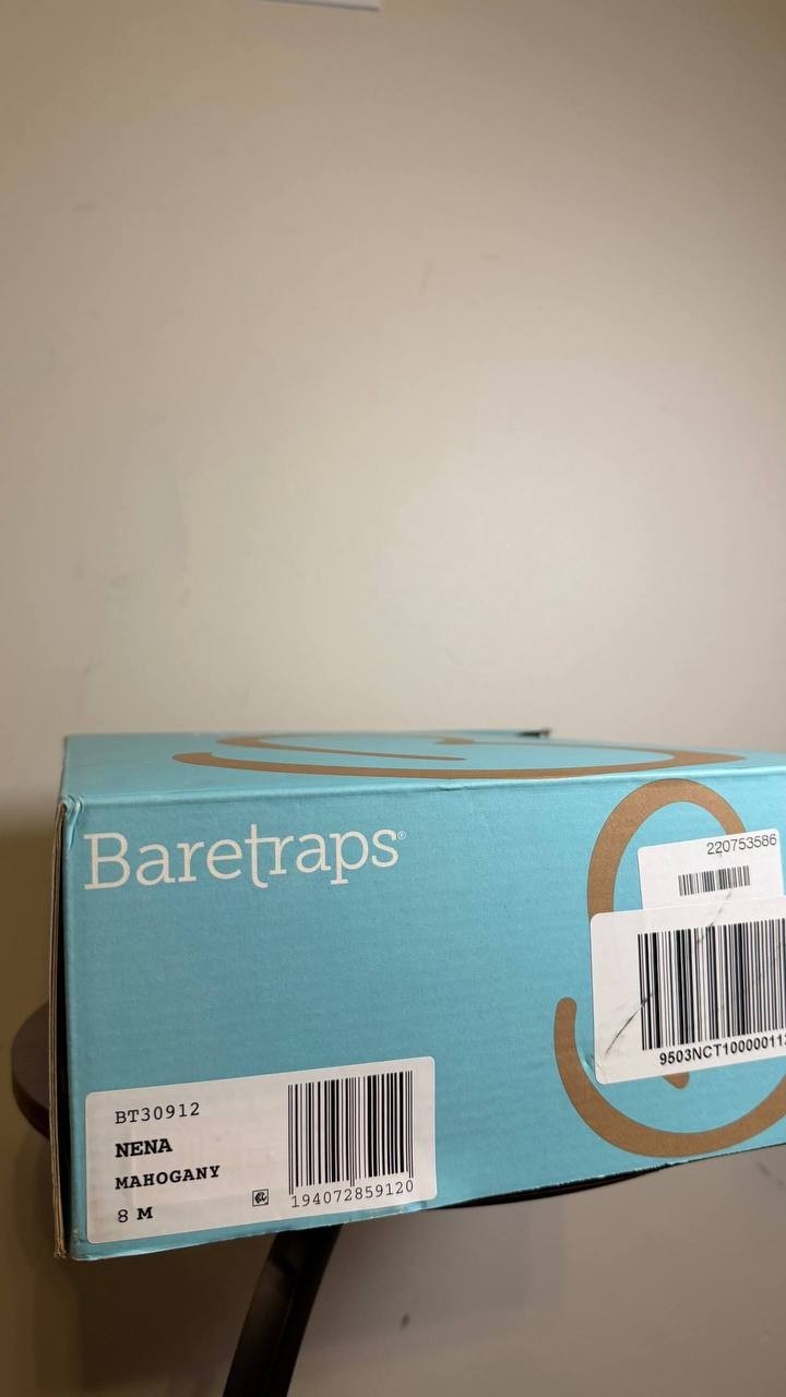 Baretraps Women’s Nena Riding Boots Mahogany 8M Man‑Made MSRP $119 NWB
