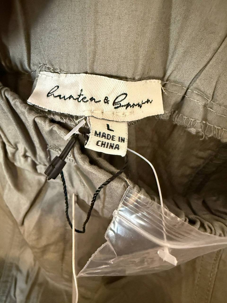 Hunter & Brown Olive Green Cargo-Style Pants – Size L – NWT – $59