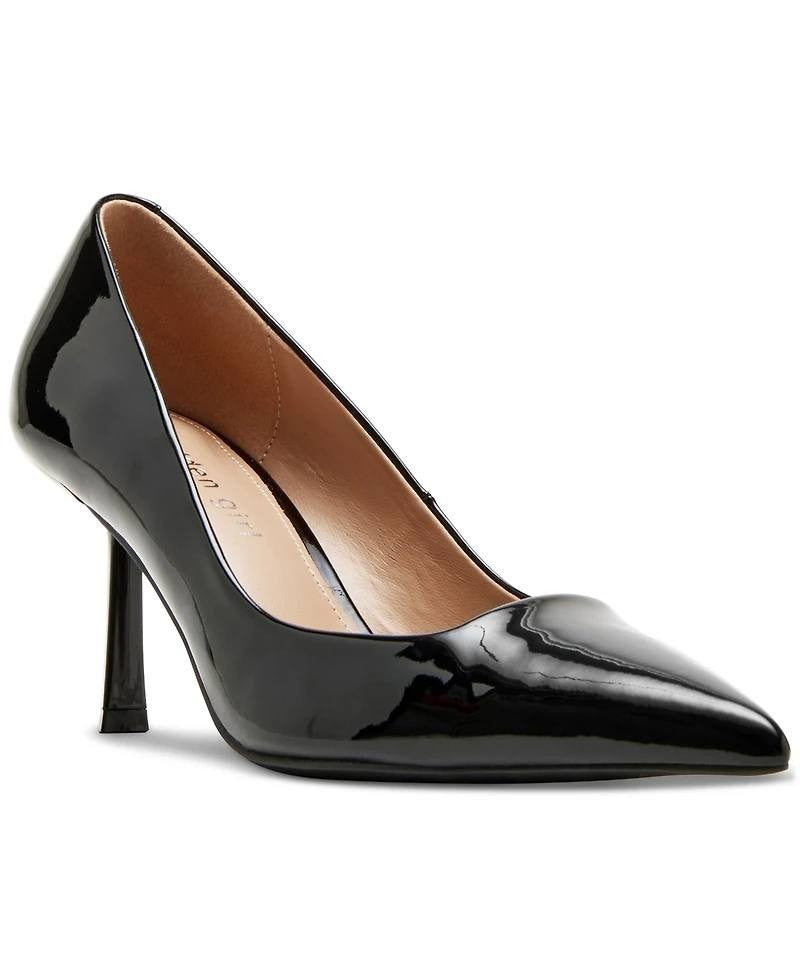 Madden Girl Black Patent Man‑Made Pointed Toe Pumps 8 New in Box MSRP $59
