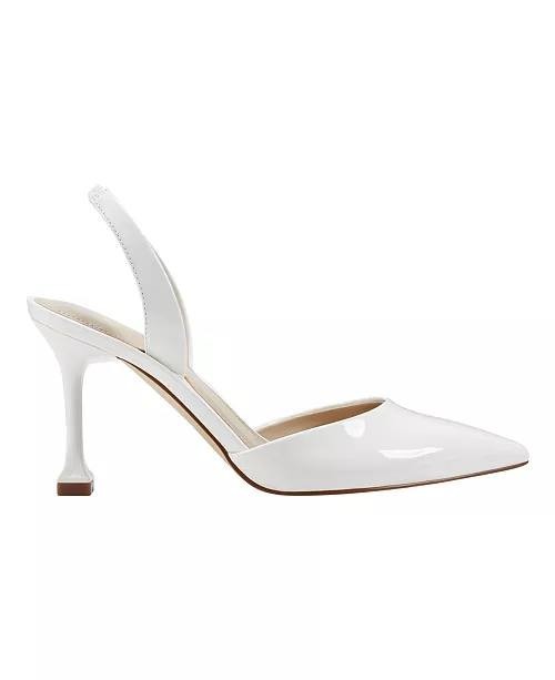 Marc  Fisher  Hadya  Slingback   Pumps  White  8.5  M  New  in  Box  $89