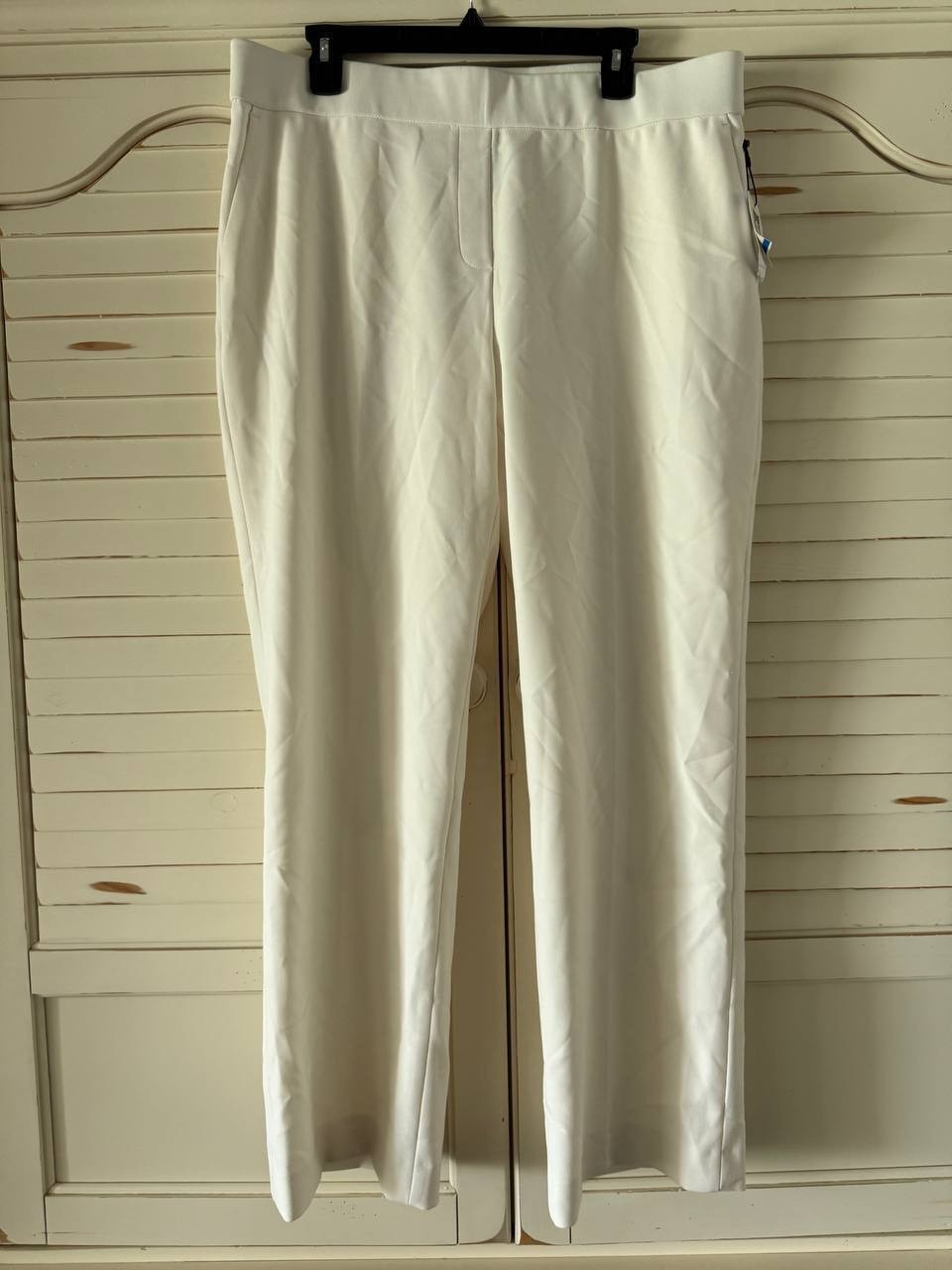 Anne Klein Pull-On Trouser – White Dove, XL – NWT