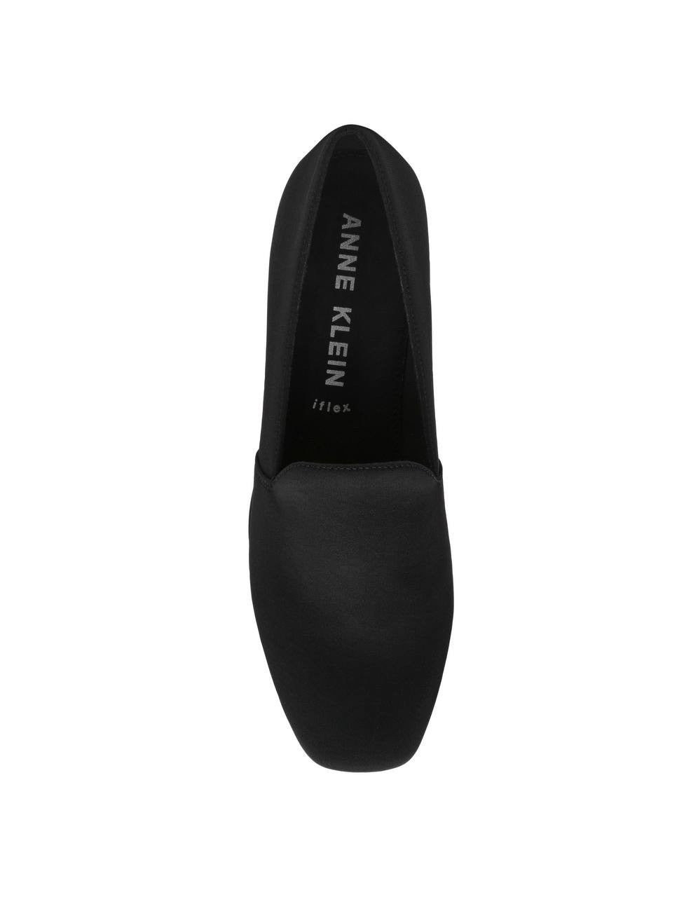Anne Klein Black Man‑Made Slip‑On Loafers Size 9M NIB MSRP $85