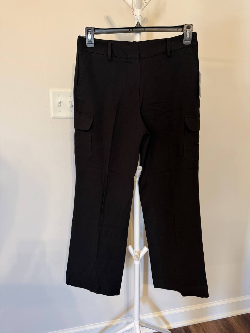 DKNY Black Cargo-Style Pants – Size 8P – NWT – $99