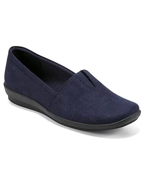 Easy Spirit Flats 9W Dark Blue Slip-On Comfort Shoes New