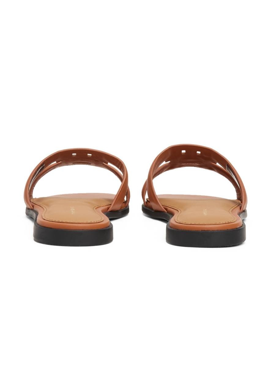 Tommy Hilfiger Slide Sandals Medium Brown 9.5 M New $69.00