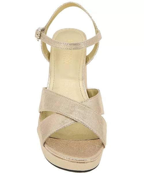 Reaction  Kenneth  Cole  Dress  Sandals  Soft Gold  12M  New  $89
