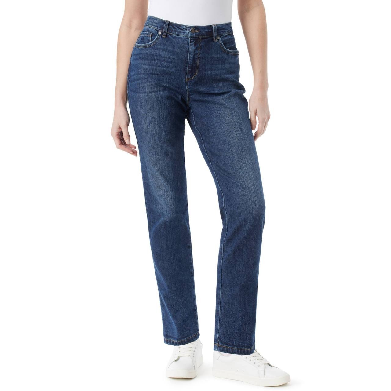 Gloria Vanderbilt Women’s Amanda High Rise Tapered Leg Jean Tisdale Size 16P NWT
