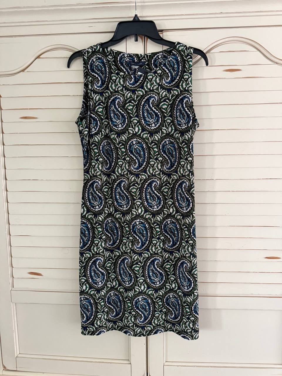 Tommy Hilfiger Paisley Sleeveless Shift Dress – Multicolor, Size 8
