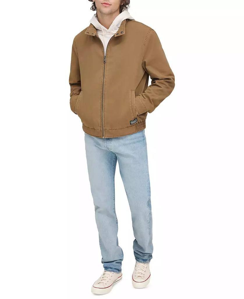 Levi’s Men’s Stand‑Collar Jacket Brown L $150 NWT