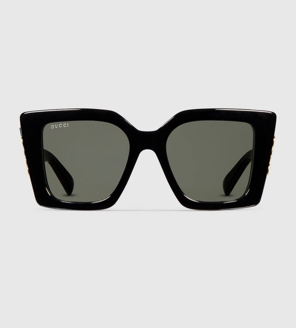 Gucci  Cat‑Eye  Sunglasses  Black  OS  NWT  $575