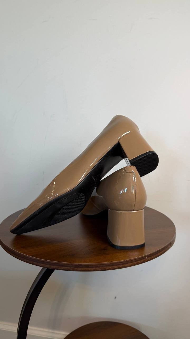 Easy Spirit Dorian Pump Dark Brown 11M Synthetic Block Heel $109 NWB