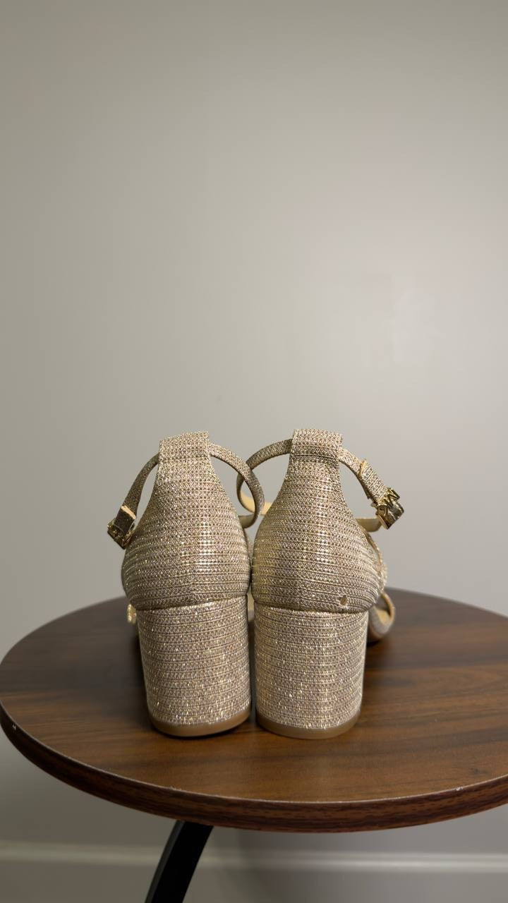 Michael  Michael  Kors  Dress  Sandals  Pale  Gold  8.5M  New  $119.50