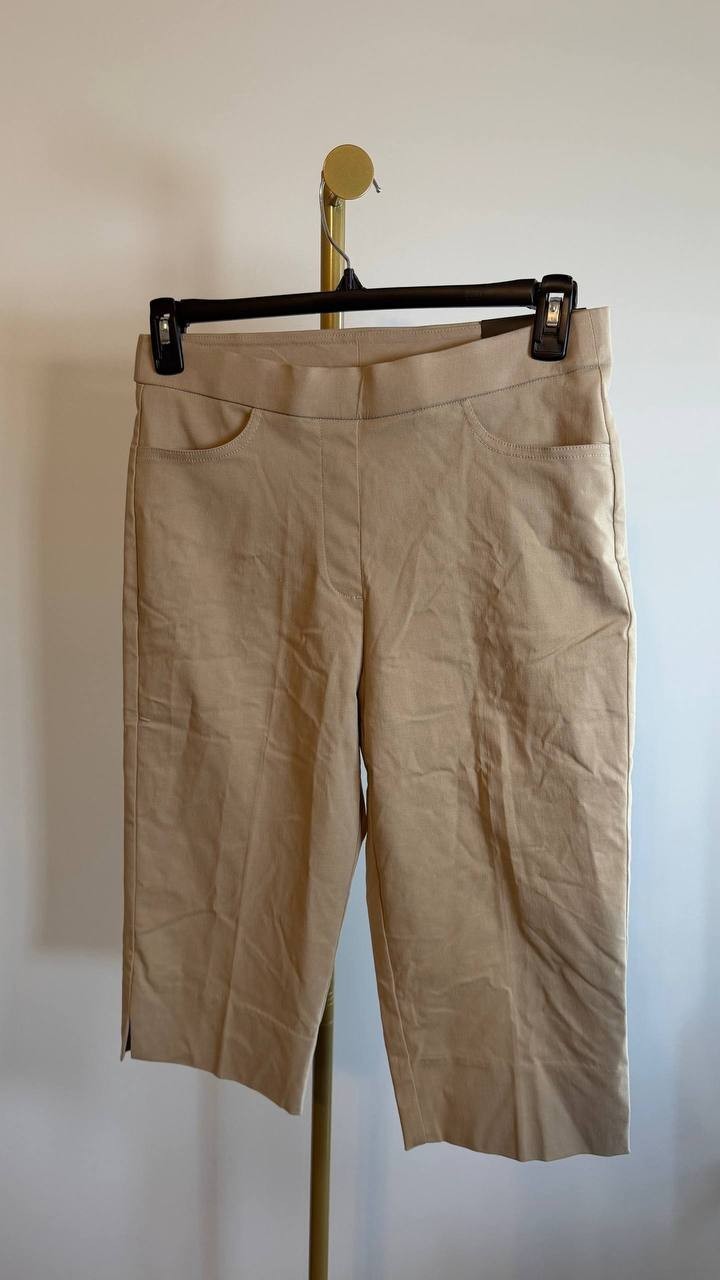 Alfred Dunner Women’s Classic Allure Stretch Pants White Size 8P NWT $49.50