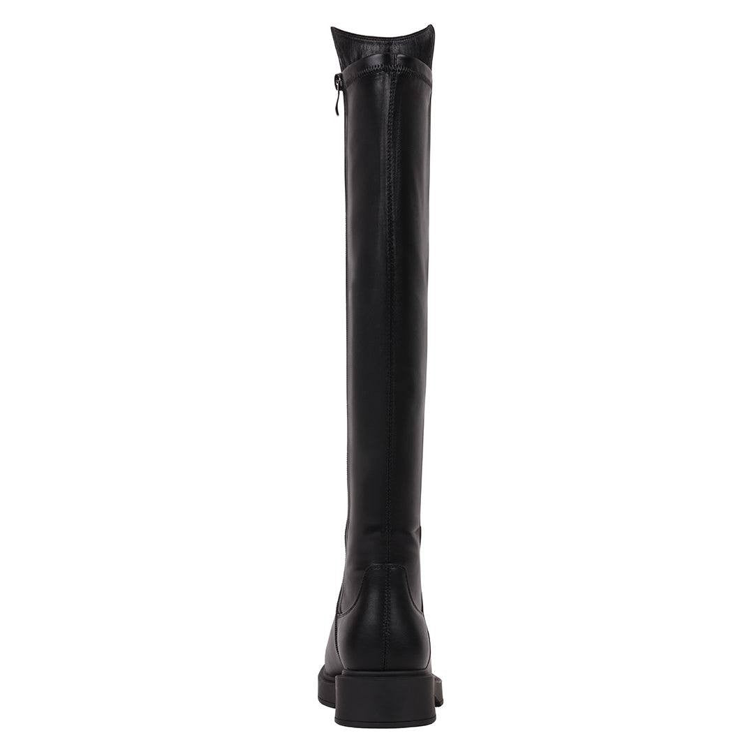Ayla Black Wedge Boots – Size 9.5 – Vegan Leather – NIB