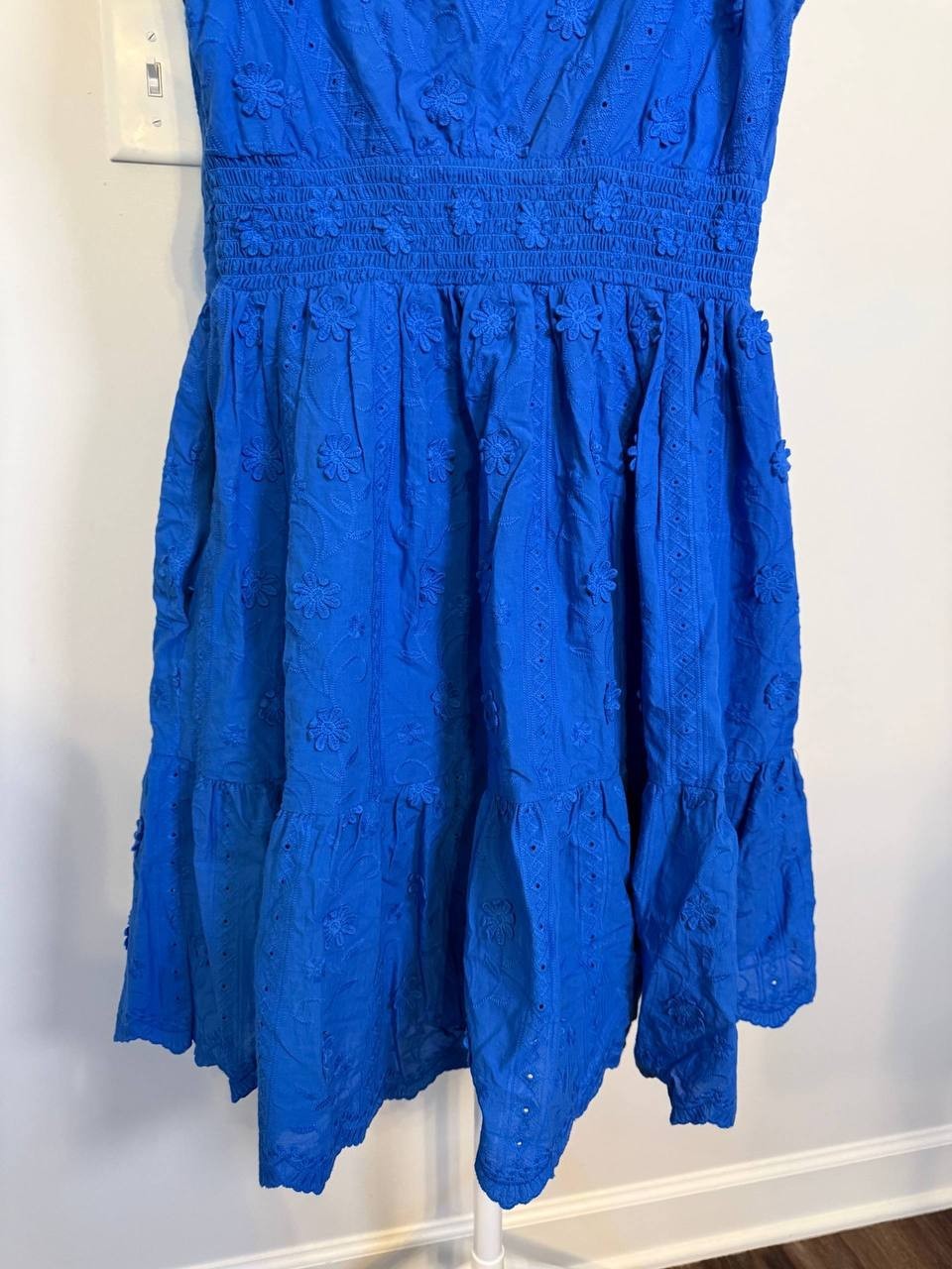 Taylor Floral Mini Dress – Blue-Size 8 – NWT