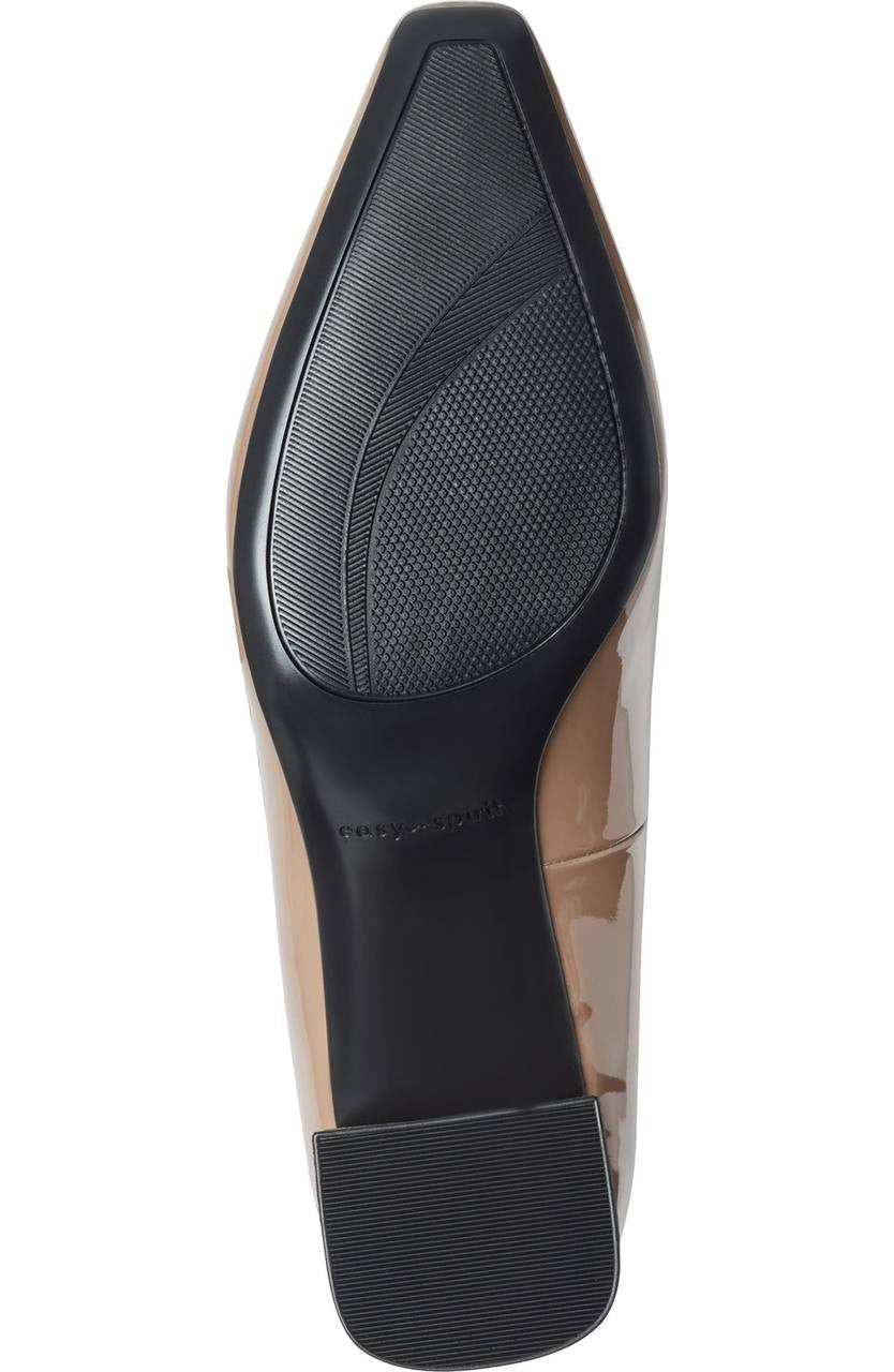 Easy Spirit Dorian Pump Dark Brown 11M Synthetic Block Heel $109 NWB