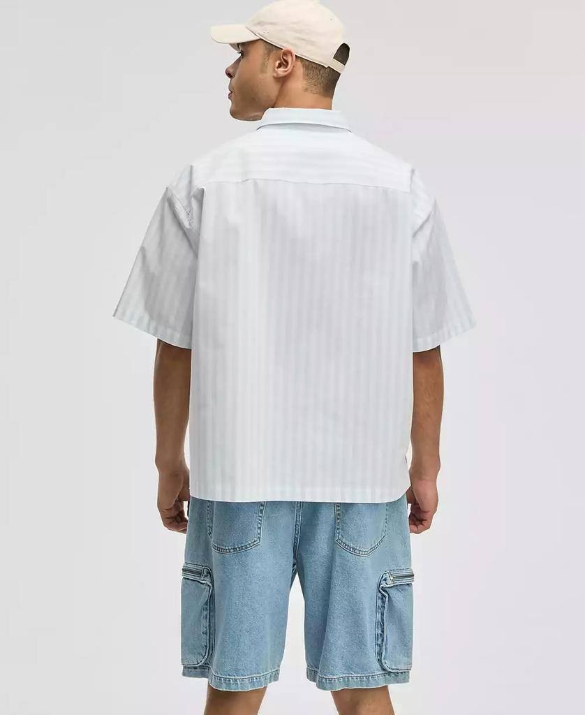Mode of One Men’s Cotton‑Blend Stretch Short‑Sleeve Shir L $59.50 NWT