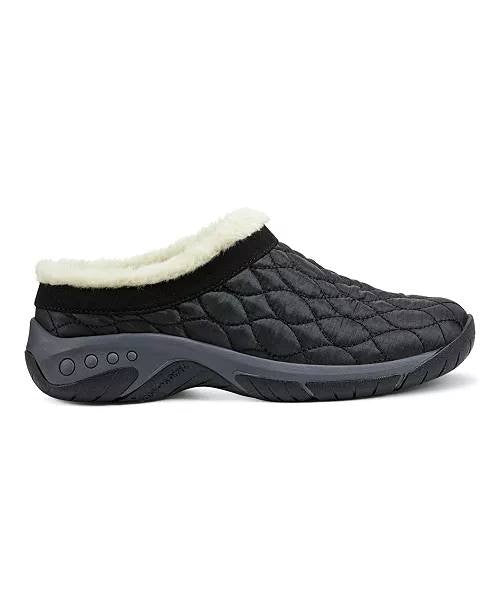 Easy Spirit Wimmy Mules 9W Black Cozy Water‑Repellent Comfort NIB msrp$85