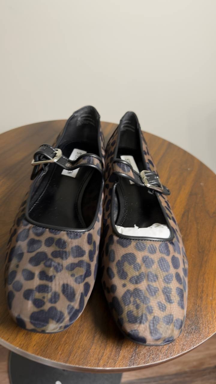 Steve Madden  Ballet Flats  Leopard  8  New  $60