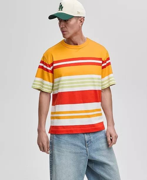 Mode of One Men’s Hollywood‑Stripe Relaxed‑Fit T‑Shirt XXL $39.50 NWT