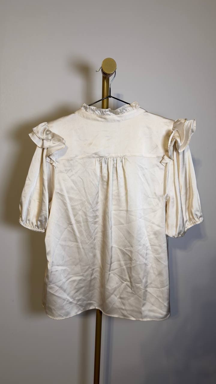 Karl  Lagerfeld  Paris  Women’s  Blouse  Bisque  M  Pre‑Owned  Good  $99