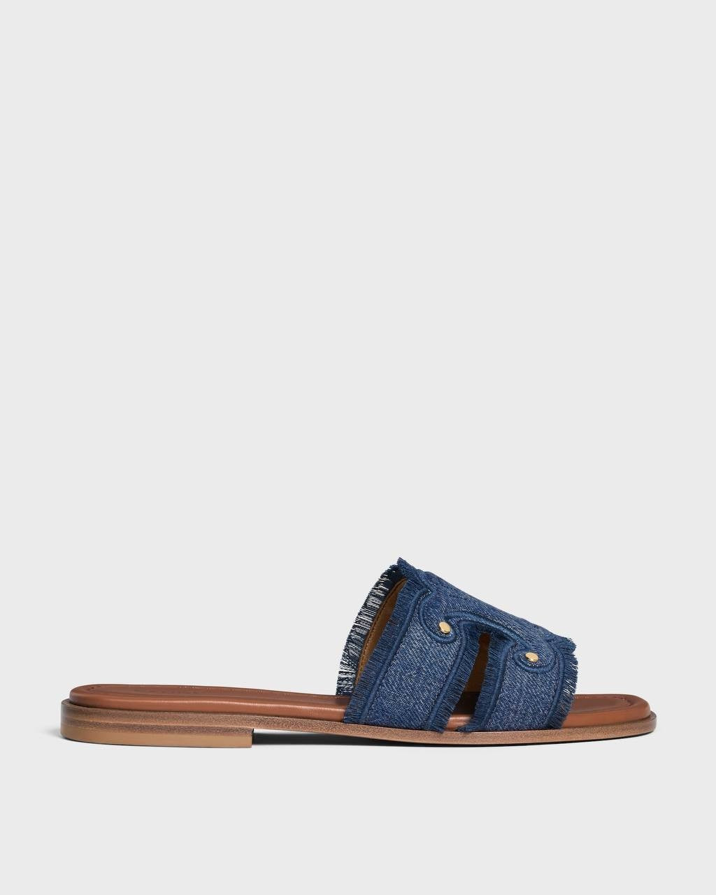 Celine Marina Mule Denim  Cotton 39 Pre‑owned Excellent