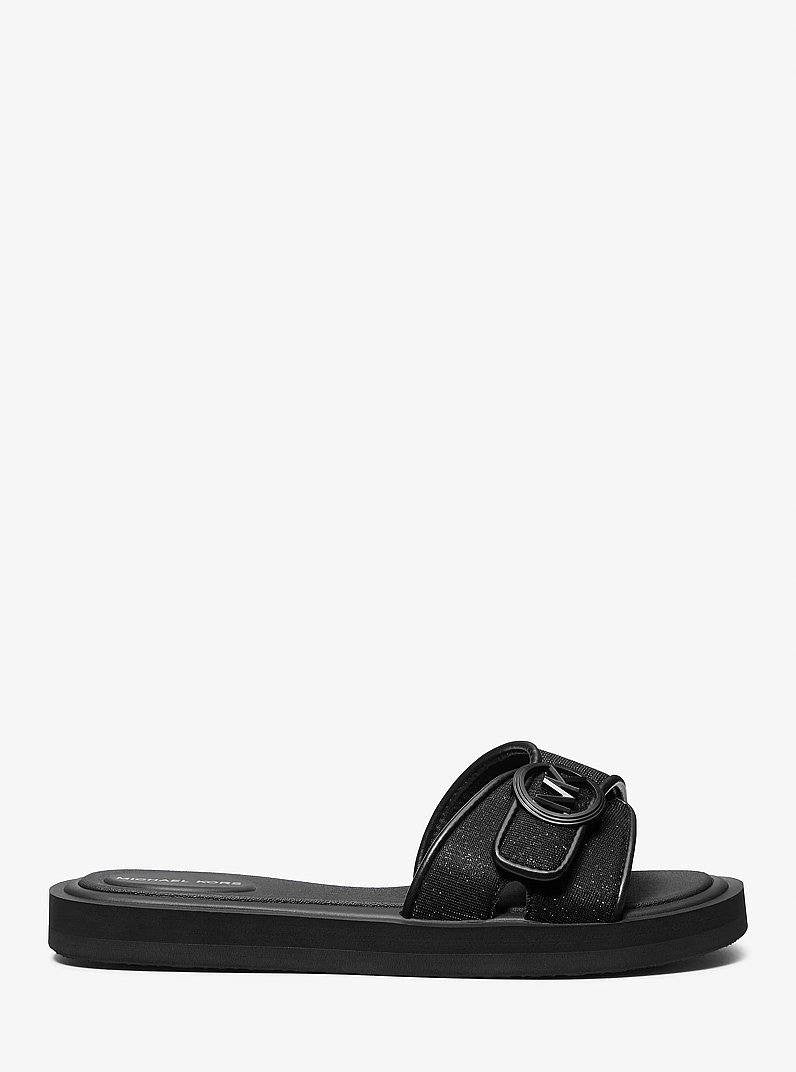 Michael  Michael  Kors   Slide  Sandals  Black  9  M  NWT  $78