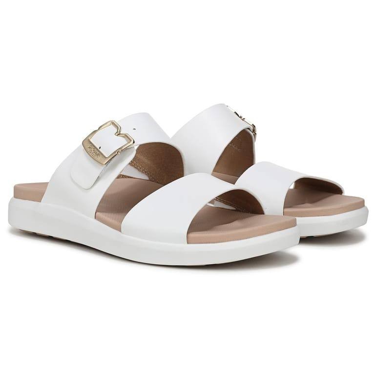 Dr. Scholl’s  Slide Sandals  White  6M  New  $45.95