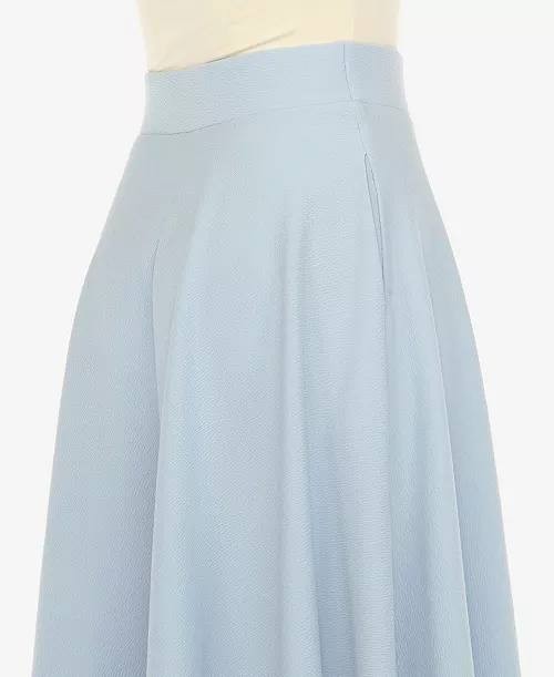 White Mark Flared Midi Skirt with Pockets Baby Blue M NWT $59