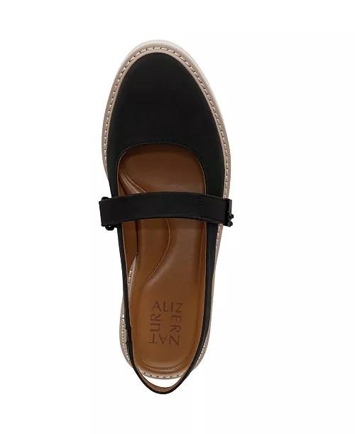 Naturalizer Edison Mary Jane Platform Slingbacks Black Women’s 5M NWB $89