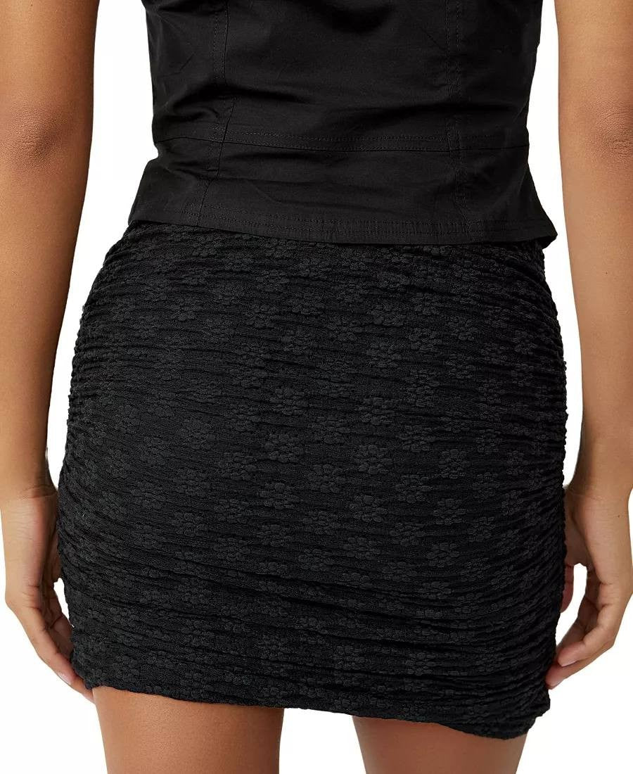 Free People ONE Convertible Mini SKIRT-TOP Black Size S/P Pre‑Owned msrp$128