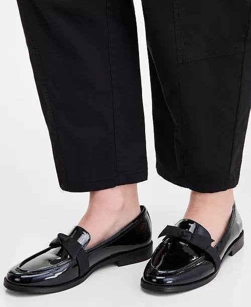 On•34th Women’s Bow Loafers 6.5M Black Man-Made – New in Box MSRP $69.90