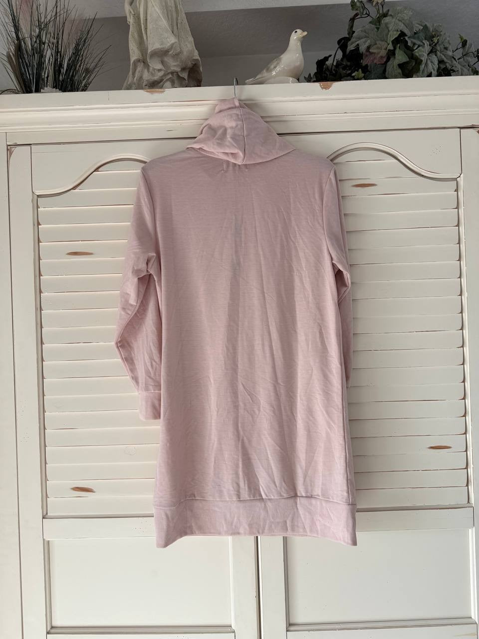 White Mark Hoodie Sweatshirt Dress – Size M – NWT – Beige Long Sleeve Pullover