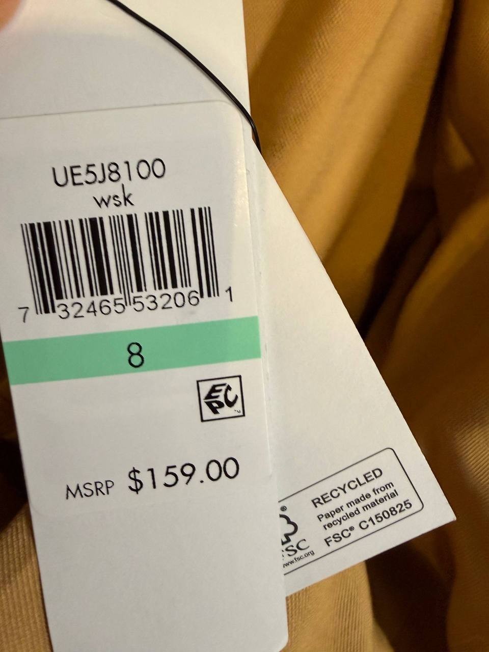 DKNY Notched‑Collar One‑Button Blazer – Size 8 – NWT – $159