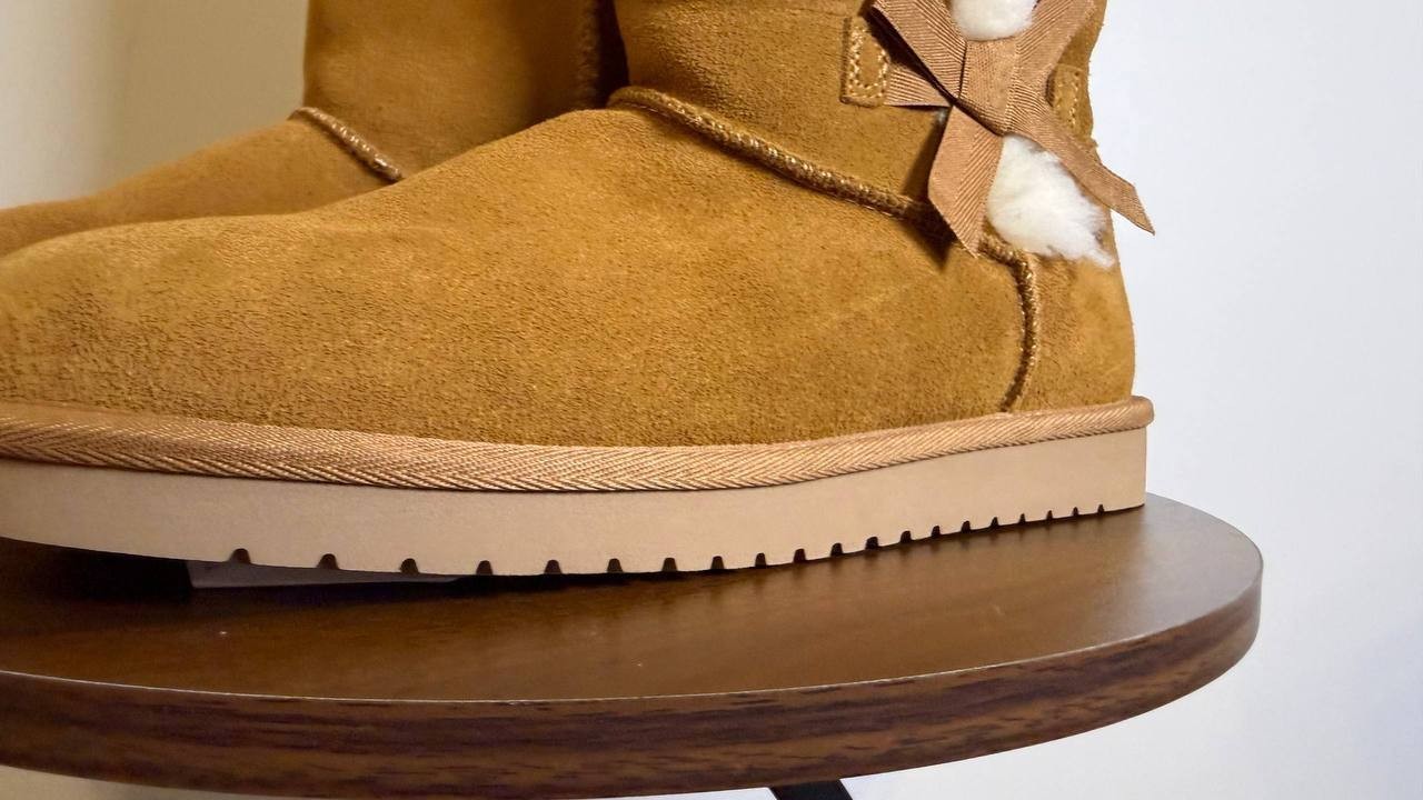 Koolaburra by UGG Boots Size10 Chestnut Suede Pull‑On Warm  Winter NWOB msrp$110