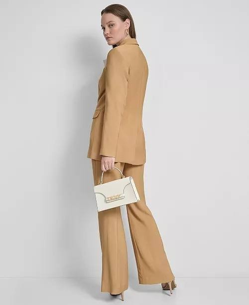DKNY Notched‑Collar One‑Button Blazer – Size 8 – NWT – $159