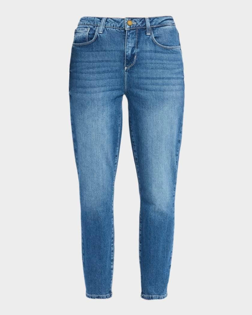 L’Agence Margot High-Rise Skinny Jeans Faded Blue Size 28 NWT $245 –Designer Fit
