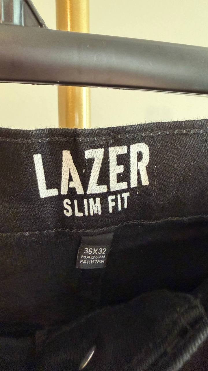 Lazer Men’s Slim‑Fit Stretch Jeans Dark Wash 36/32 $39.50 NWT
