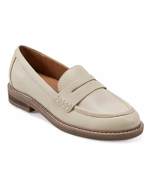 Earth  Javas  Slip‑On  Penny  Loafers  Ivory  7.5M  New  $115