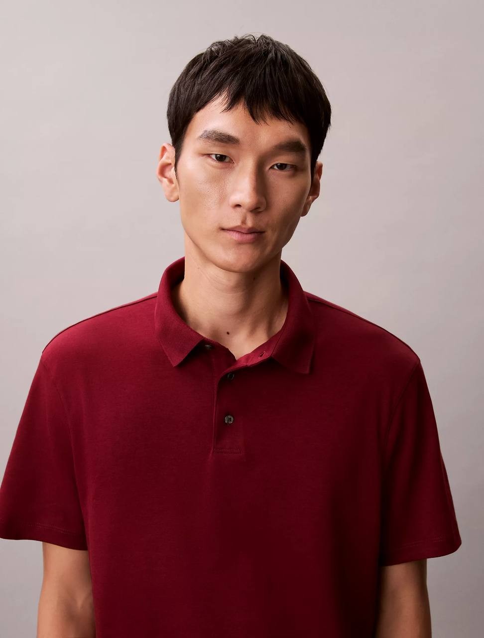 Calvin Klein Men’s Supima Cotton Classic Polo Shirt Renaissance Red L $89 NWT