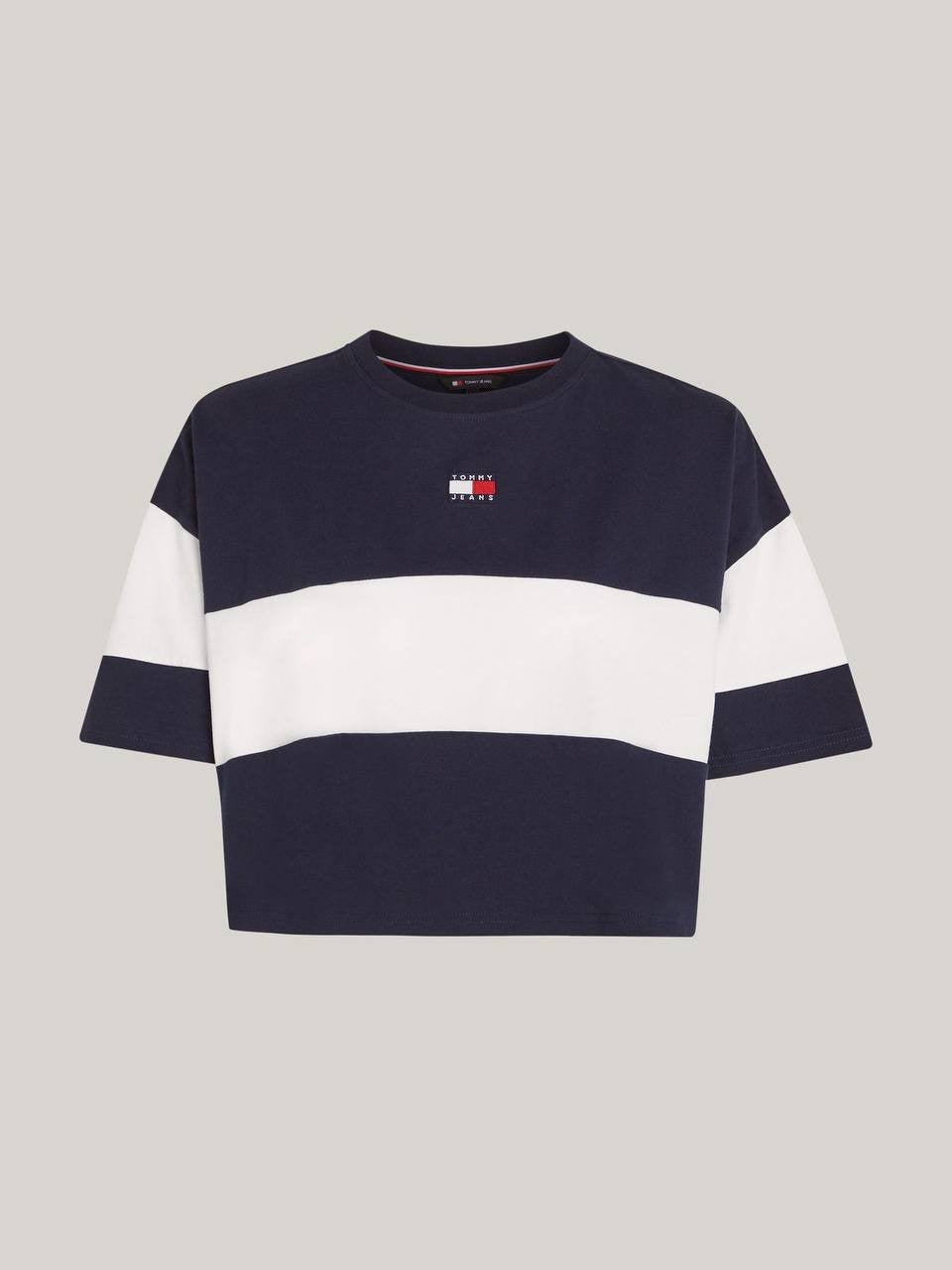 Tommy Hilfiger T-Shirt Navy/White M Pre-Owned Excellent $39.50