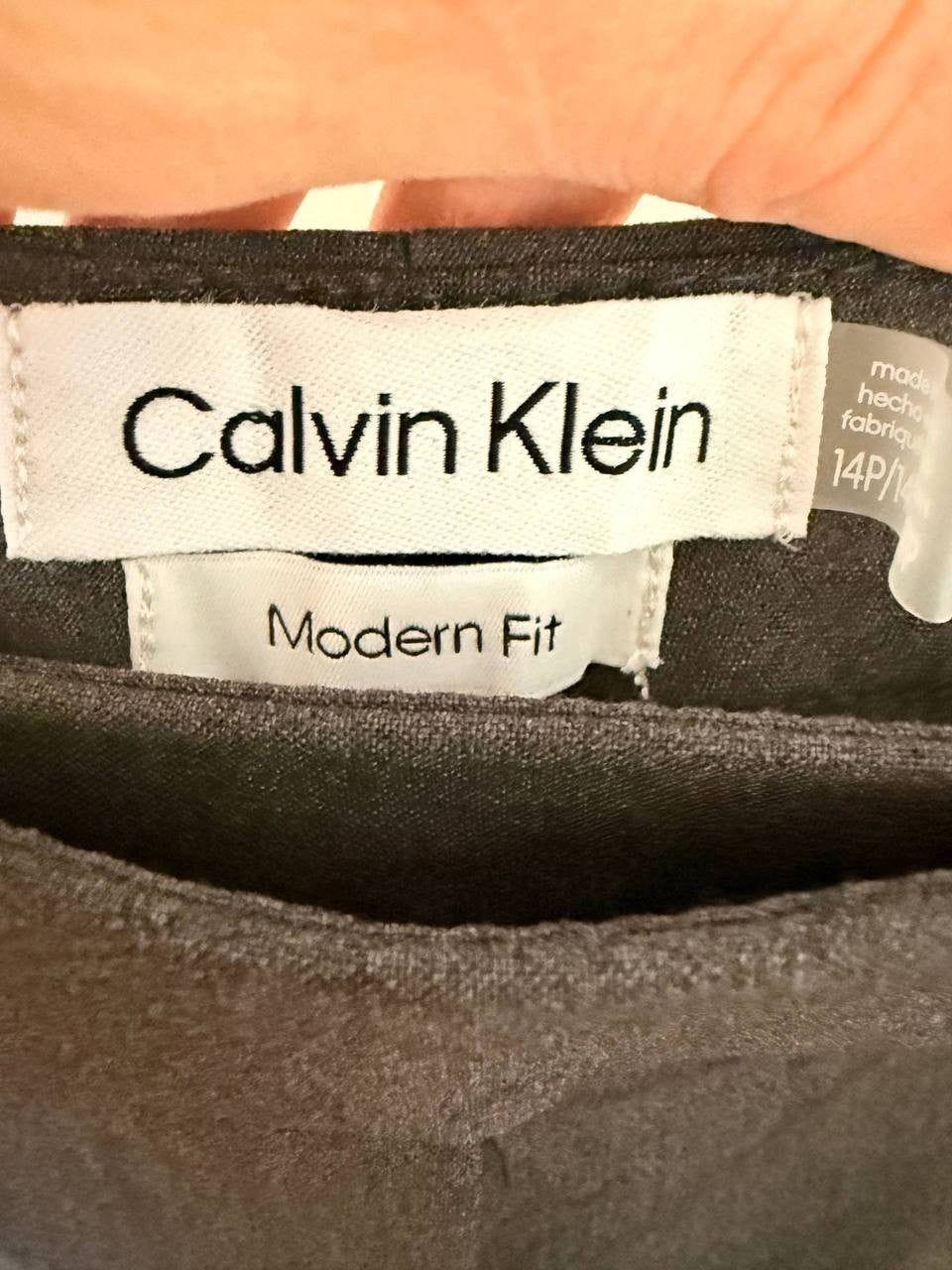 Calvin Klein Modern Fit Trousers – Petite – Size 14P – NWT – $69.98