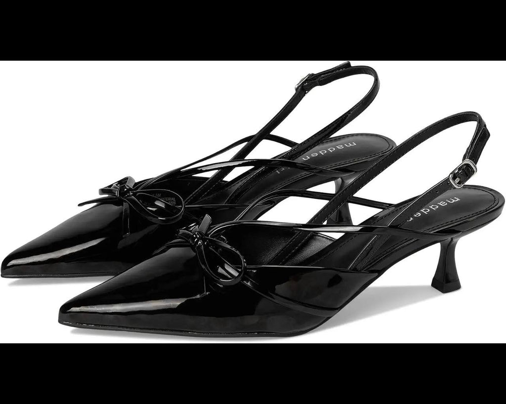 Madden  Girl  Slingback  Pumps  Black  6.5  New  $55