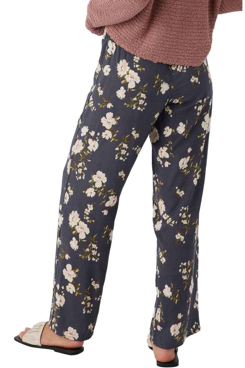 O’Neill Jonie Kendra Floral Wide Leg Pants Black Floral XXL NWT $49.50