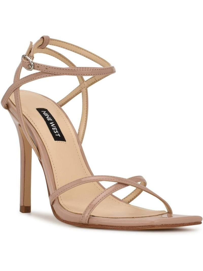 Nine  West  High  Stiletto  Sandals  Light  Natural  10  M  New  $85