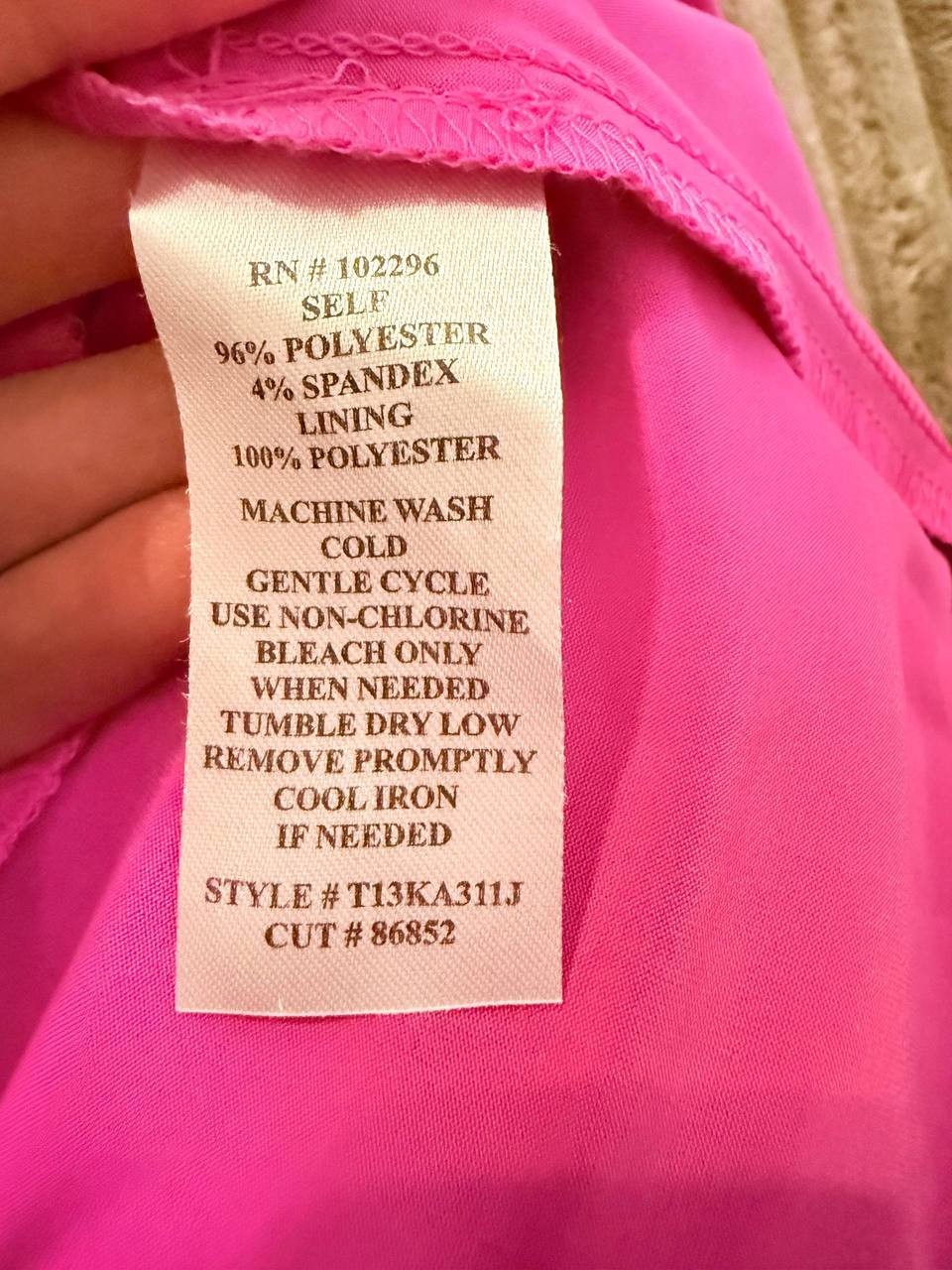 Next Up Pink Scoop‑Neck Tank Dress – Size 0 – NWT – $44.99