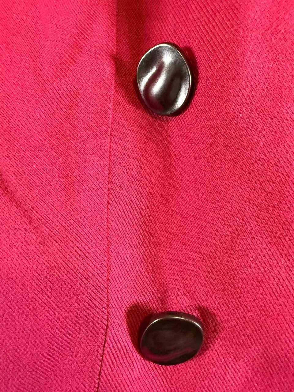 Adrienne Landau Cropped Double‑Breasted Blazer – Pink – Size S – NWT – $169